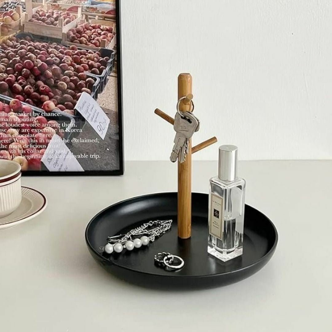 BranchRoundTray™ - Noir - RangeMalin