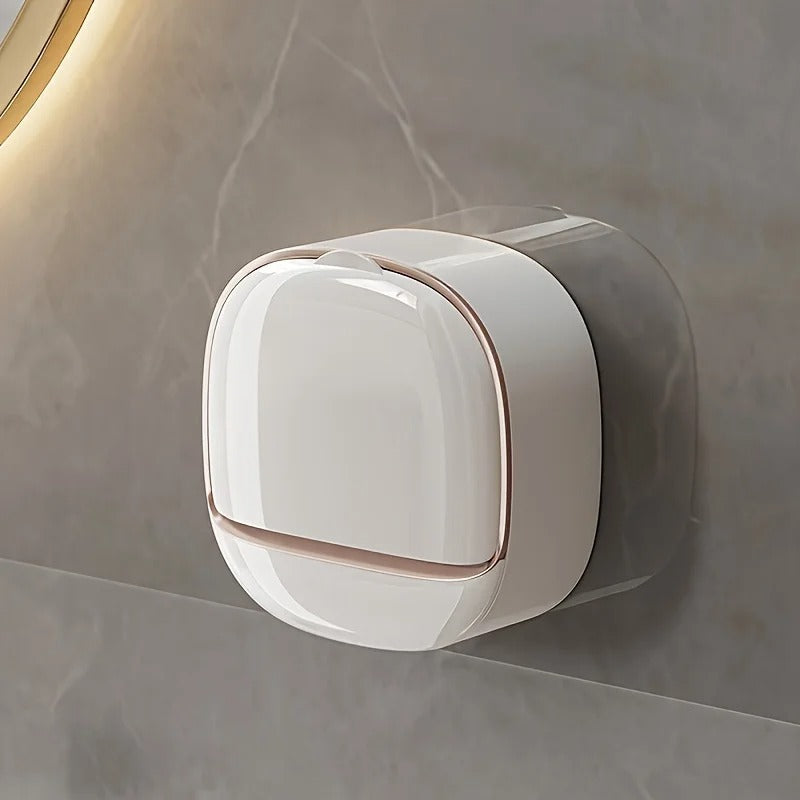 Porte-savon mural compatible avec savon en barre ou artisanal.