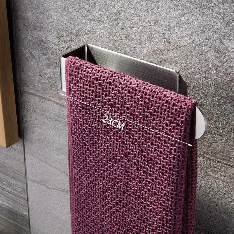 Modèle mural avec tige simple en acier inoxydable pour serviettes