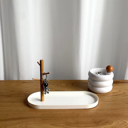 BranchOvalTray™ - Blanc - RangeMalin