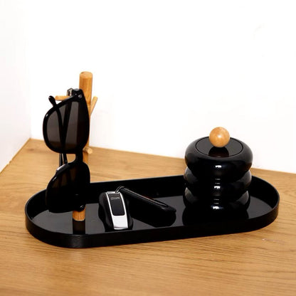 BranchOvalTray™ - Noir - RangeMalin