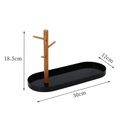 BranchOvalTray™ - Noir - RangeMalin