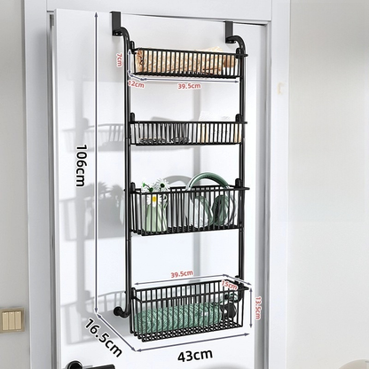 Organisateur pratique pour salle de bain avec étagères suspendues