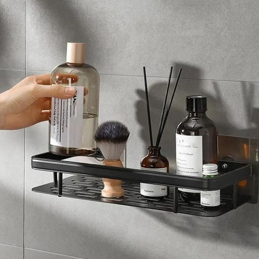 Étagère murale de salle de bain en aluminium antirouille durable