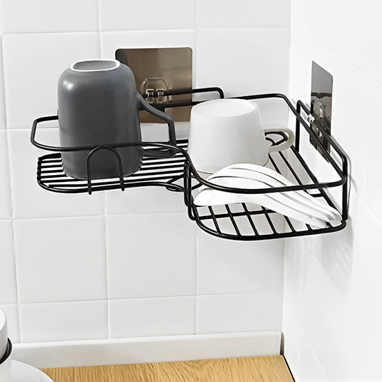 Support de douche d’angle robuste en acier inoxydable résistant à l’humidité