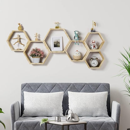 HexagonWallDecorative™ - Jaune Clair - RangeMalin