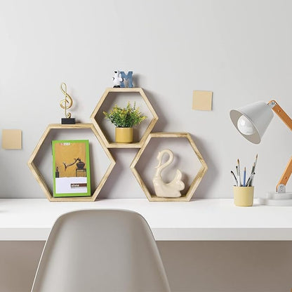 HexagonWallDecorative™ - Jaune Clair - RangeMalin