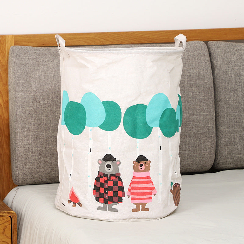 Panier à linge ours Big Bear, grand format 40x50 cm.