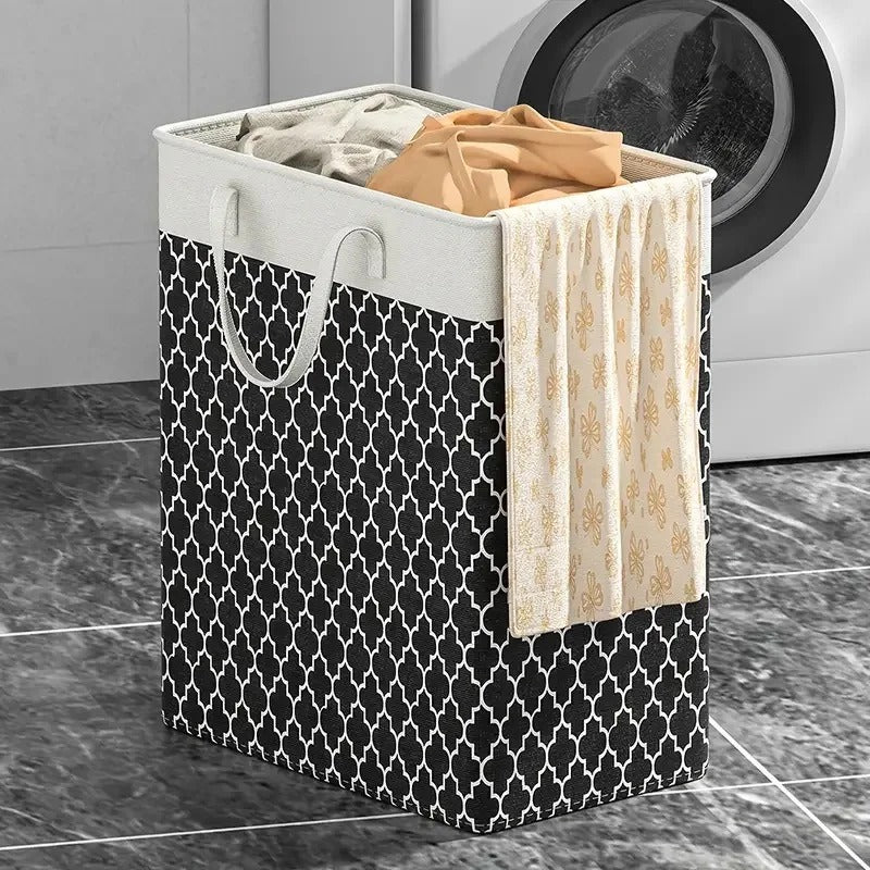 Panier à linge en tissu Oxford imperméable et résistant