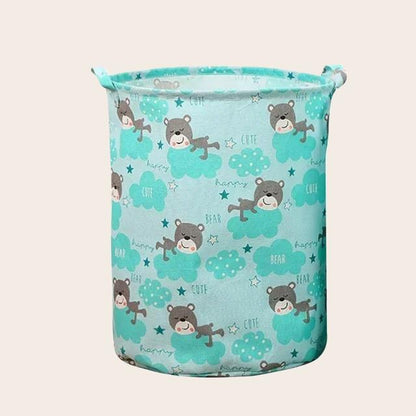 Panier linge pliable pour rangement chambre bébé et enfant