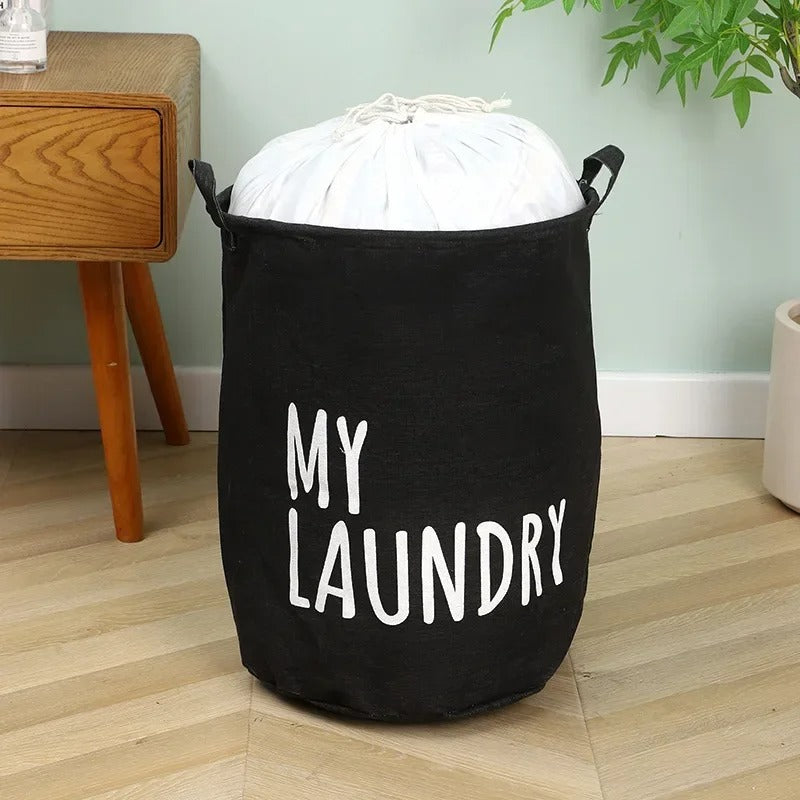 Paniere a linge esthétique pour le rangement du linge sale, design élégant et discret