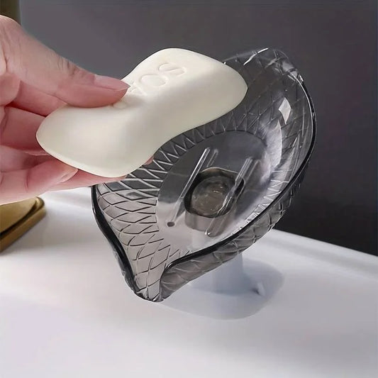 Porte-savon design feuille esthétique pour salle de bain moderne