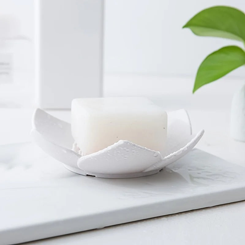 Porte savon avec système de drainage, préserve le savon de l’humidité