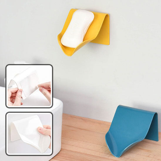 Porte savon mural à installation rapide sans outil