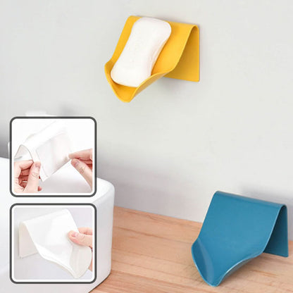 Porte savon mural à installation rapide sans outil