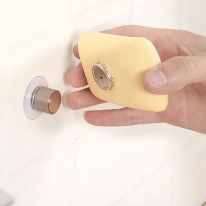 Porte savon mural magnétique, suspend le savon pour qu’il sèche vite