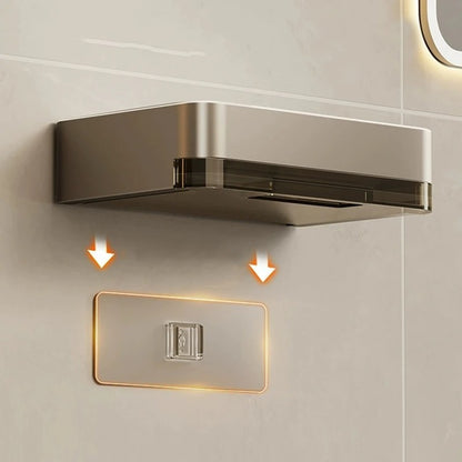 Porte savon mural à fixation adhésive sans perçage