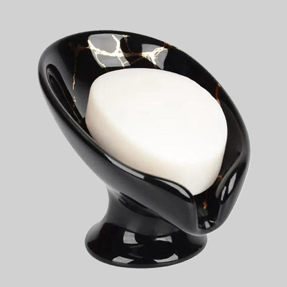 Porte-savon pour douche noir élégant et moderne