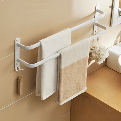 Porte serviette compact et pratique pour petites salles de bain