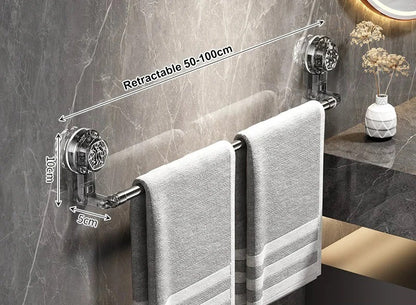 Porte-serviette mural en plastique ABS design moderne et durable