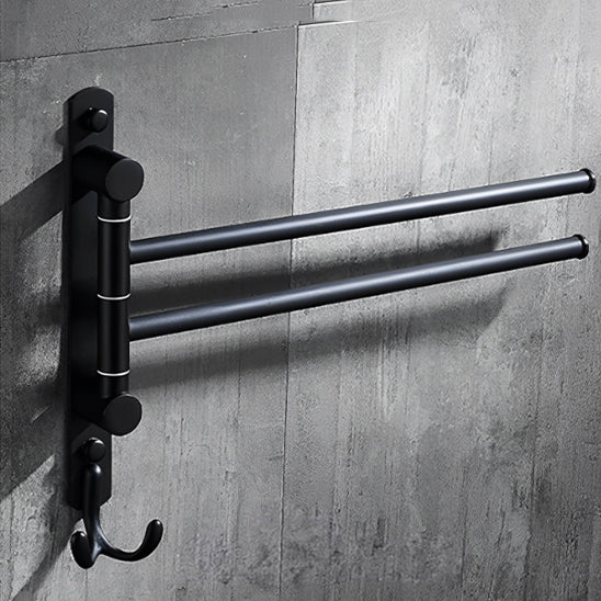 Porte serviette salle de bain avec embouts antidérapants pour éviter les chutes