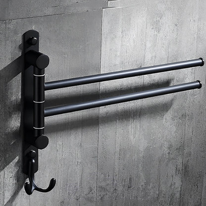 Porte serviette salle de bain avec embouts antidérapants pour éviter les chutes