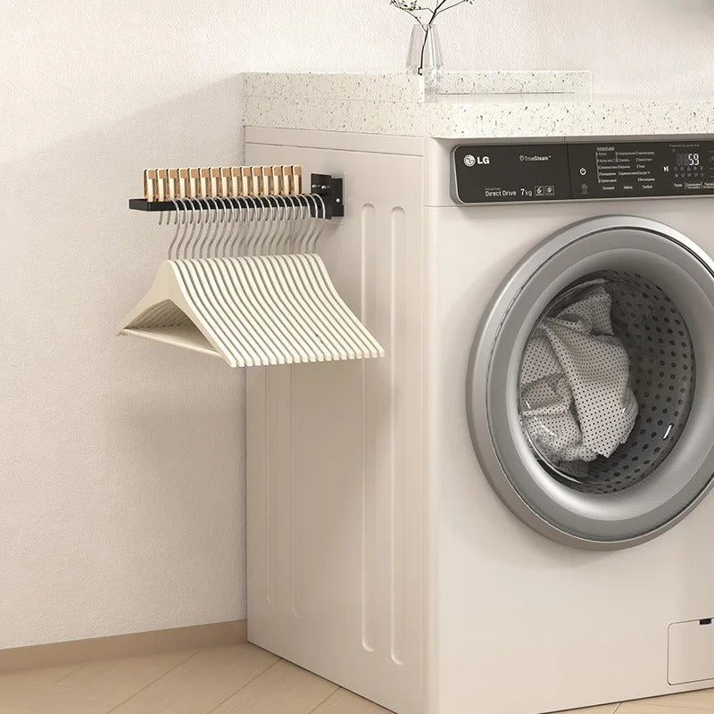 Porte-serviette mural pour salle de bain pliable, idéal pour gagner de la place