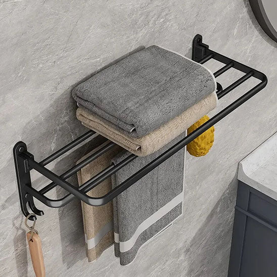Organisation optimale avec porte serviette salle de bain