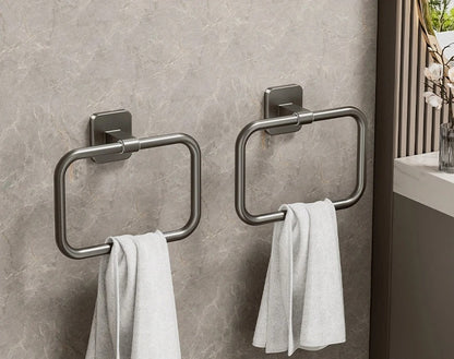 Porte-serviettes avec joint antidérapant en caoutchouc