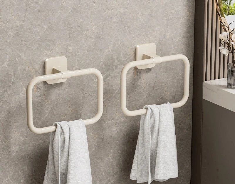 Porte-serviettes en zinc et plastique de haute résistance