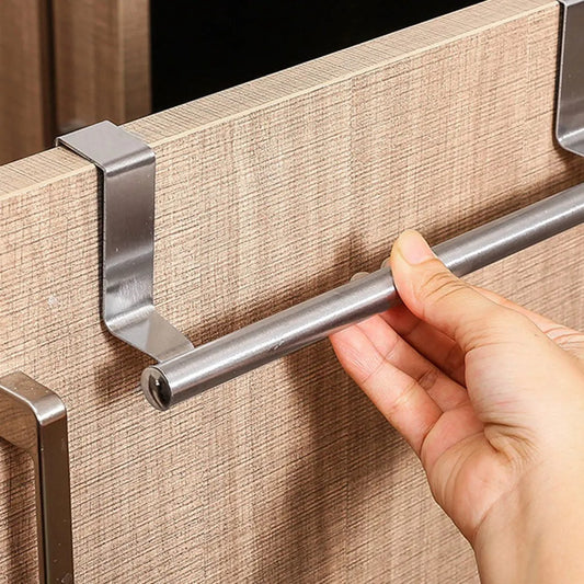 Support serviette suspendu en inox résistant pour salle de bain