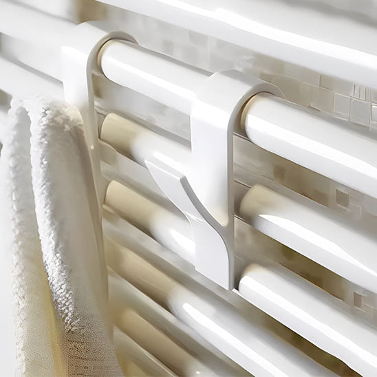 Crochet porte-serviettes en ABS, résistant à la chaleur, idéal pour radiateurs