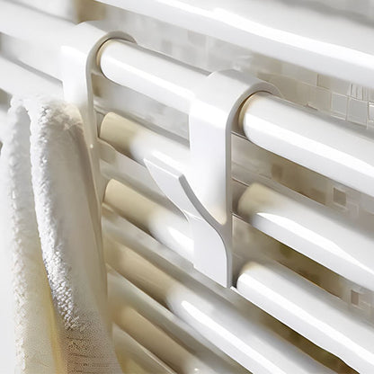 Crochet porte-serviettes en ABS, résistant à la chaleur, idéal pour radiateurs