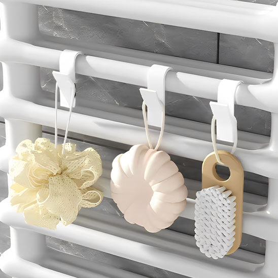 Crochet salle de bain sans perçage, installation rapide sur radiateur