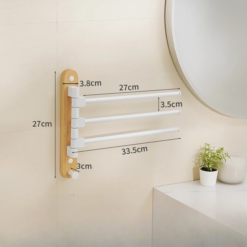 Porte-serviettes mural au design moderne et épuré