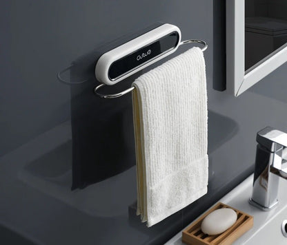 Porte-serviettes 1 barre en ABS pour un séchage rapide des serviettes.